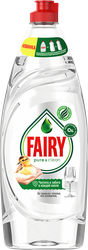 Средство для мытья посуды FAIRY Pure&Clean, 650мл, крупный план