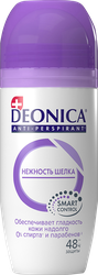 Антиперспирант роликовый женский DEONICA Нежность шелка, 50мл, крупный план