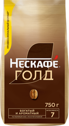 Кофе растворимый с добавлением молотого НЕСКАФЕ Голд натуральный сублимированный, 750г, изображение
