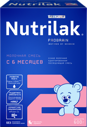 Смесь молочная NUTRILAK Premium 2, с 6 месяцев, 600г, детальное фото