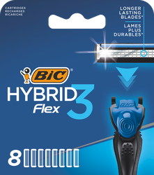Кассеты для бритья BIC Flex 3 Hybrid, 8шт, картинка
