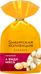 Изображение товара Пельмени SИБИРСКАЯ КОЛЛЕКЦИЯ 4 вида мяса, категория В, 700г
