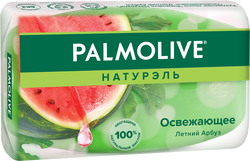 Туалетное мыло PALMOLIVE Натурэль Освежающее с летним арбузом, 90г, вид