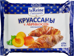 Круассаны LA REINE с абрикосом, 420г, фото