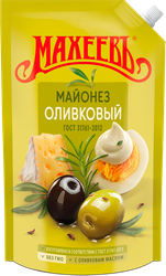 Майонез МАХЕЕВЪ Оливковый 50,5%, 800мл, изображение