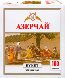 Чай черный АЗЕРЧАЙ Букет, 100пак, фотография