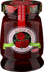 Варенье ДОМАШНЕЕ Вологодское малиновое, 370г, вид