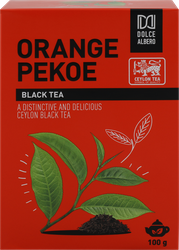 Чай черный DOLCE ALBERO Orange Pekoe, листовой, 100г, фото