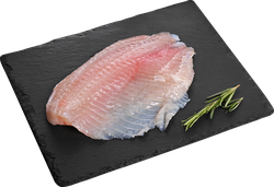 Тилапия ЛЕНТА FRESH филе (из замороженного сырья) Премиум, весовая, фото