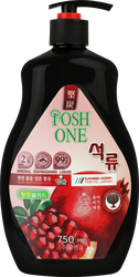 Средство для мытья посуды POSH ONE Dishwashing Liguid Pomegranate с экстрактом граната, 750мл, детальное фото