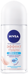 Антиперспирант роликовый женский NIVEA Эффект Пудры Fresh, 50мл, вид