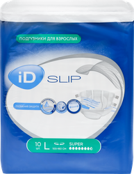 Подгузники для взрослых ID Slip L, 10шт, вид