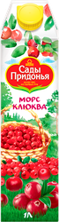 Морс САДЫ ПРИДОНЬЯ Клюква, 1л, вид