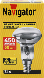 Лампа накаливания NAVIGATOR 94 320 NI-R50-60-230-E14-FR, крупный план