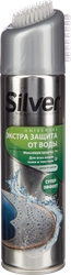 Спрей для всех видов кожи и текстиля SILVER Universal Экстра 3ащита от воды, 250мл, крупный план