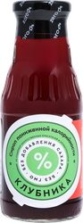 Сироп низкокалорийный MR.DJEMIUS ZERO Клубника, 330г, крупный план