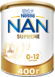 Смесь молочная NAN Supreme, с 0 месяцев, 400г, вид