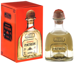 Текила PATRON Reposado 40%, п/у, 0.75л, крупный план