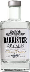 Джин BARRISTER Dry 40%, 0.5л, крупный план