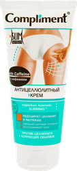 Крем для тела COMPLIMENT Антицеллюлитный с кофеином, 200мл, вид