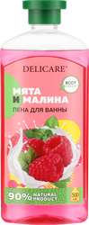 Пена для ванн DELICARE Мята и Малина, 500мл, вид