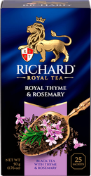 Чай черный RICHARD Royal Thyme & Rosemary, 25пак, изображение