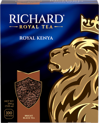 Чай черный RICHARD Royal Kenya Кенийский байховый, 100пак, картинка