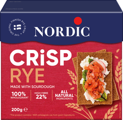 Хлебцы ржаные NORDIC Rye, 200г, фото
