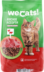 Корм сухой для кошек WECATS Мясное ассорти, 350г, картинка