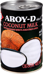 Молоко кокосовое AROY-D 17–19%, 400мл, изображение