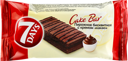Пирожное бисквитное 7DAYS Cake Bar с кремом какао, 30г, фото