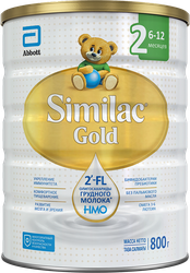 Смесь молочная SIMILAC Gold 2, с 6 до 12 месяцев, 800г, детальное фото