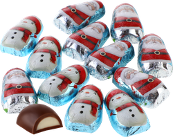 Набор конфет SORINI Christmas net из молочного шоколада с начинками и без, 100г, картинка