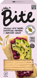 Хлебцы кукурузно-рисовые безглютеновые TAKE A BITE с морской солью, 150г, детальное фото