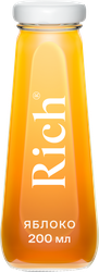 Сок RICH Яблочный, 0.2л, крупный план