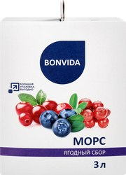 Морс BONVIDA Ягодный сбор, 3л, фото