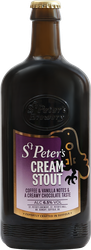 Пиво темное ST PETER'S Cream stout Английский стаут фильтрованное 
пастеризованное 6,5%, 0.5л, фотография