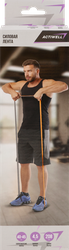 Лента силовая ACTIWELL 208х4,5х0,45см, нагрузка 40–45кг, Арт. IR97660B-4,5, крупный план