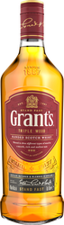 Виски GRANT'S Triple Wood, шотландский купажированный 40%, 0.7л, изображение