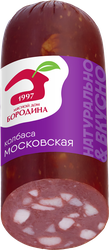 Колбаса варено-копченая МД БОРОДИНА Московская со срезом, 320г, детальное фото
