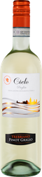 Вино CIELO Треббьяно Пино Гриджо белое полусухое, 0.75л, изображение