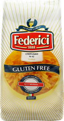 Макароны безглютеновые FEDERICI Спиральки, 400г, вид