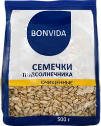 Семена подсолнечника BONVIDA очищенные, 500г, крупный план