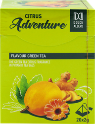 Изображение товара Чай зеленый DOLCE ALBERO Citrus Adventure, 20пир