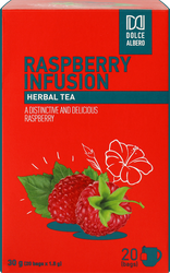 Напиток чайный DOLCE ALBERO Rasberry Infusion, 20пак, фотография