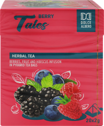 Напиток чайный DOLCE ALBERO Berry Tales с ягодами, 20пир, фото