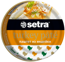 Паштет SETRA из индейки, 100г, крупный план