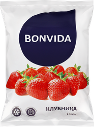 Клубника замороженная BONVIDA, 1,5кг, крупный план