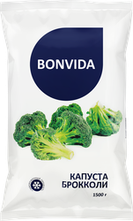 Капуста брокколи замороженная BONVIDA, 1,5кг, фотография