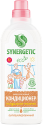 Кондиционер для белья Synergetic Миндальное молочко биоразлагаемый, 1л, картинка